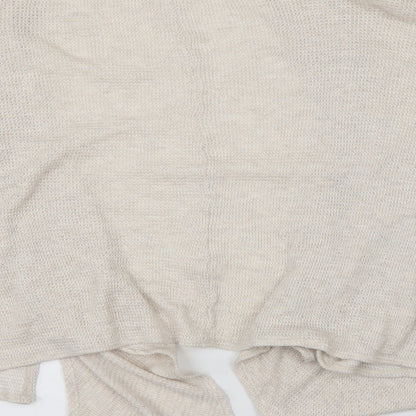 Urban Womens Beige   Cardigan Jumper Size M  - flared sleeves