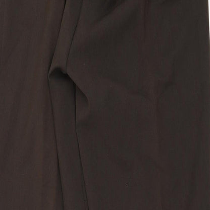 Womens UK Size 14 Classic Image Regular Fit  Brown Trousers