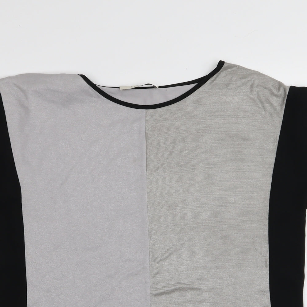 Womens UK Size M Oasis Multicoloured Basic T-Shirt