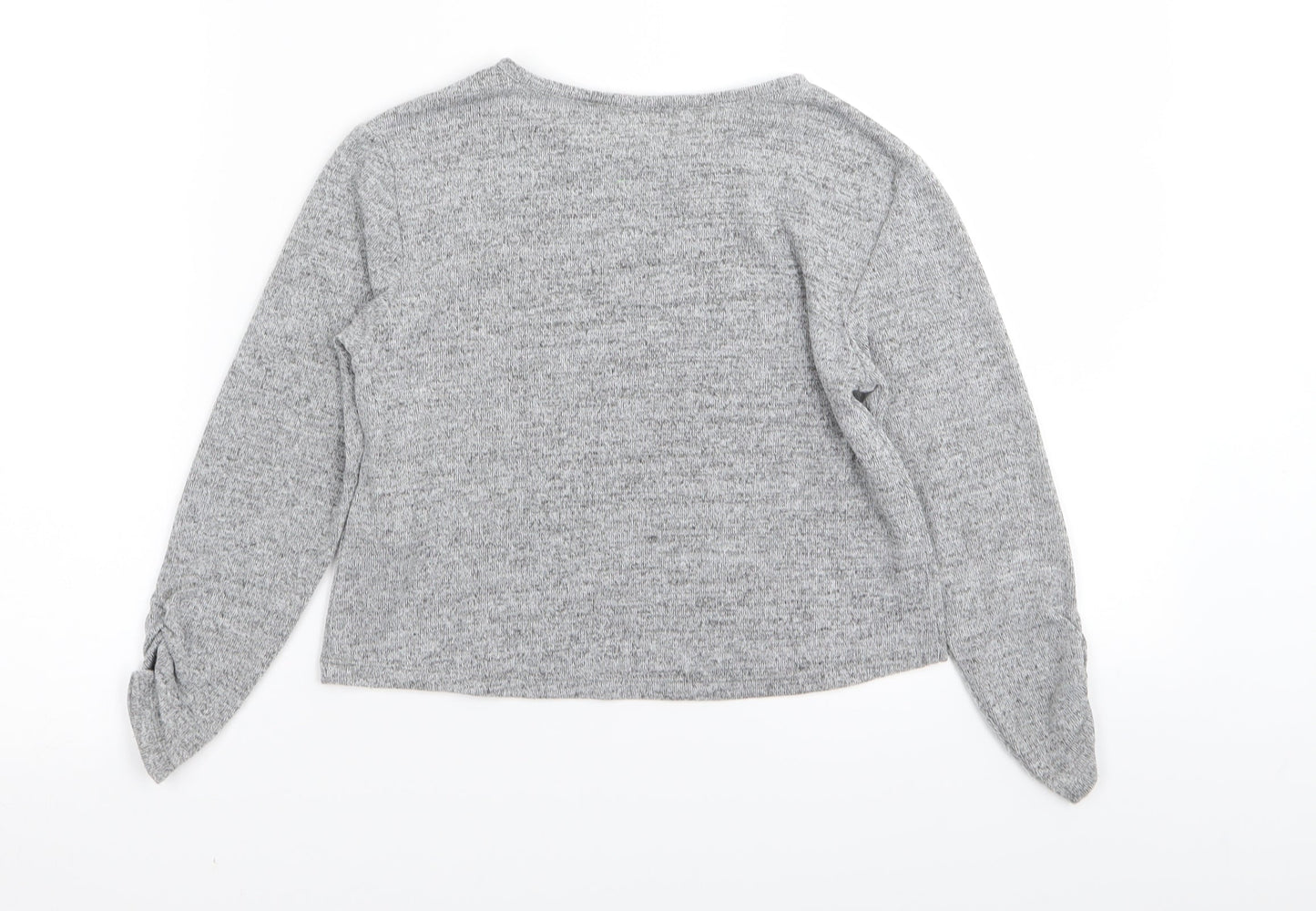 by very Girls Grey   Basic T-Shirt Size 6 Years