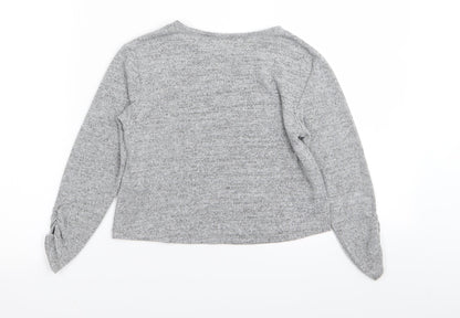 by very Girls Grey   Basic T-Shirt Size 6 Years