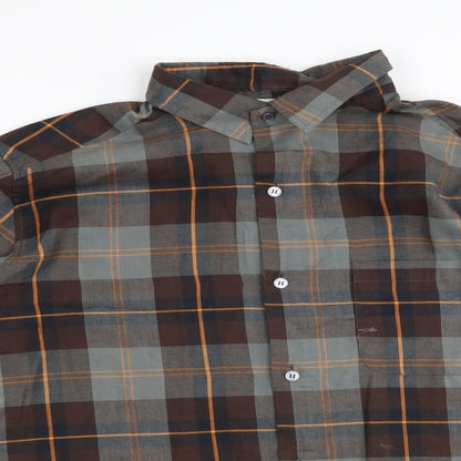 Mens UK Size L compulsive Multicoloured  Button-Up Long Sleeve Casual Shirt