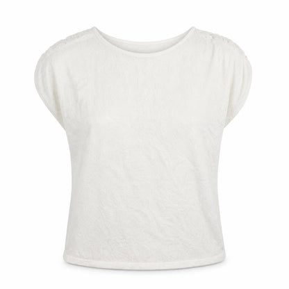 Womens UK Size 10 Warehouse White Basic T-Shirt