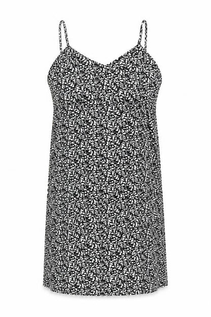 River Island Womens Black Geometric  A-Line  Size 8