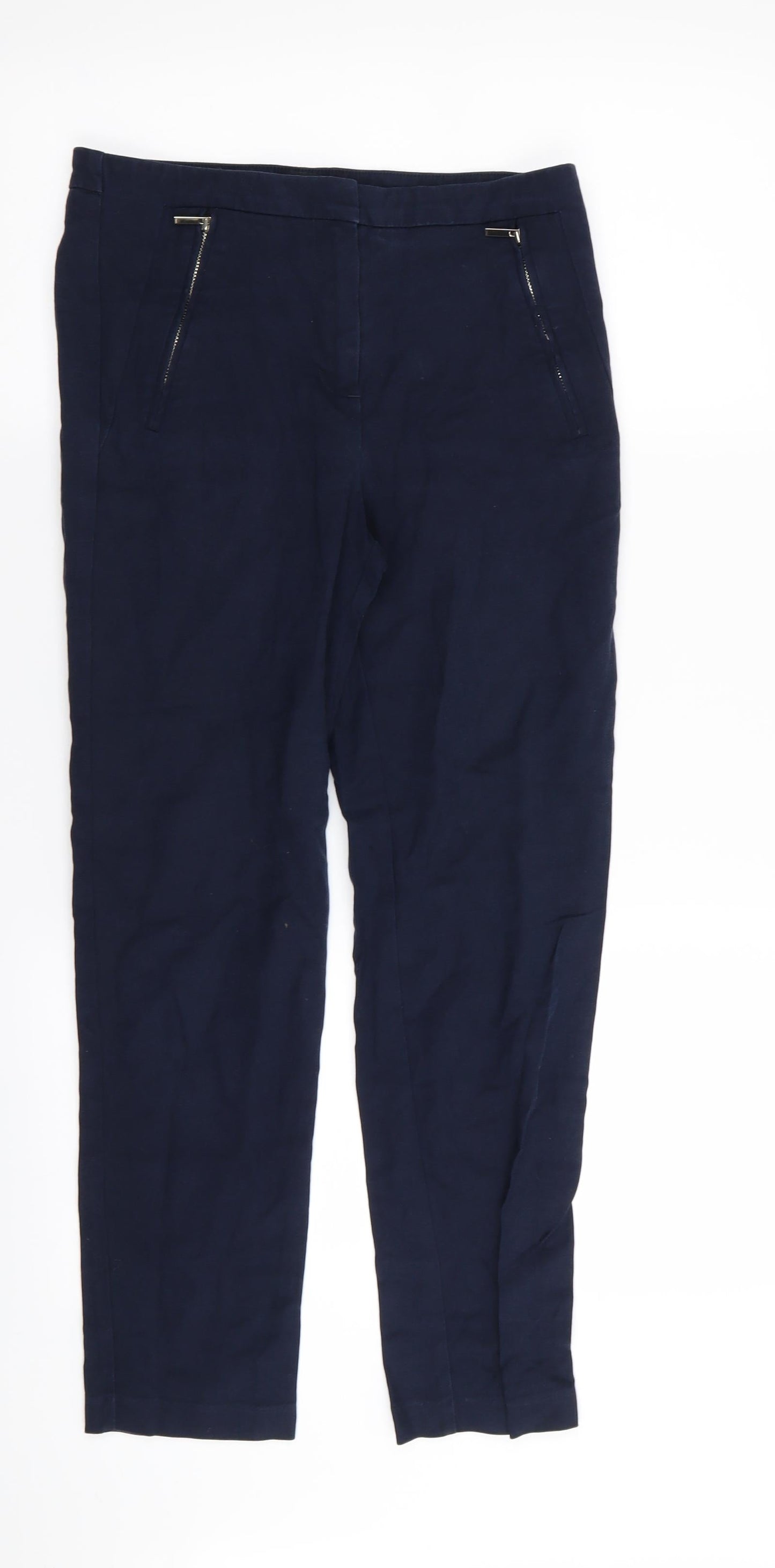 F&F Womens Blue   Trousers  Size 6 L26 in