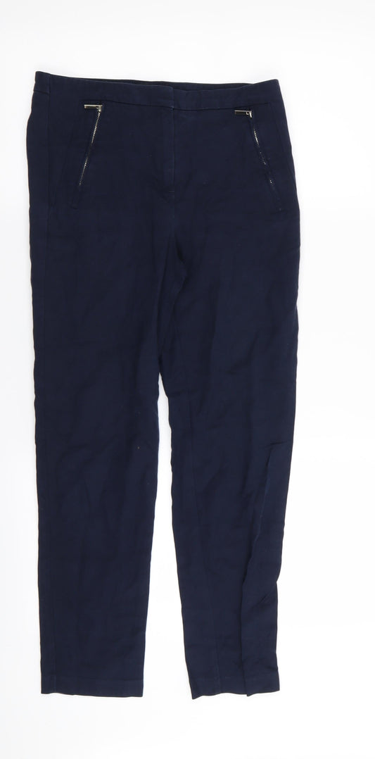 F&F Womens Blue   Trousers  Size 6 L26 in