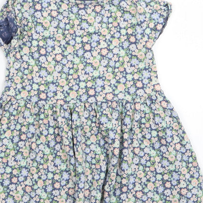 F&F Girls Multicoloured Floral  Fit & Flare  Size 2-3 Years