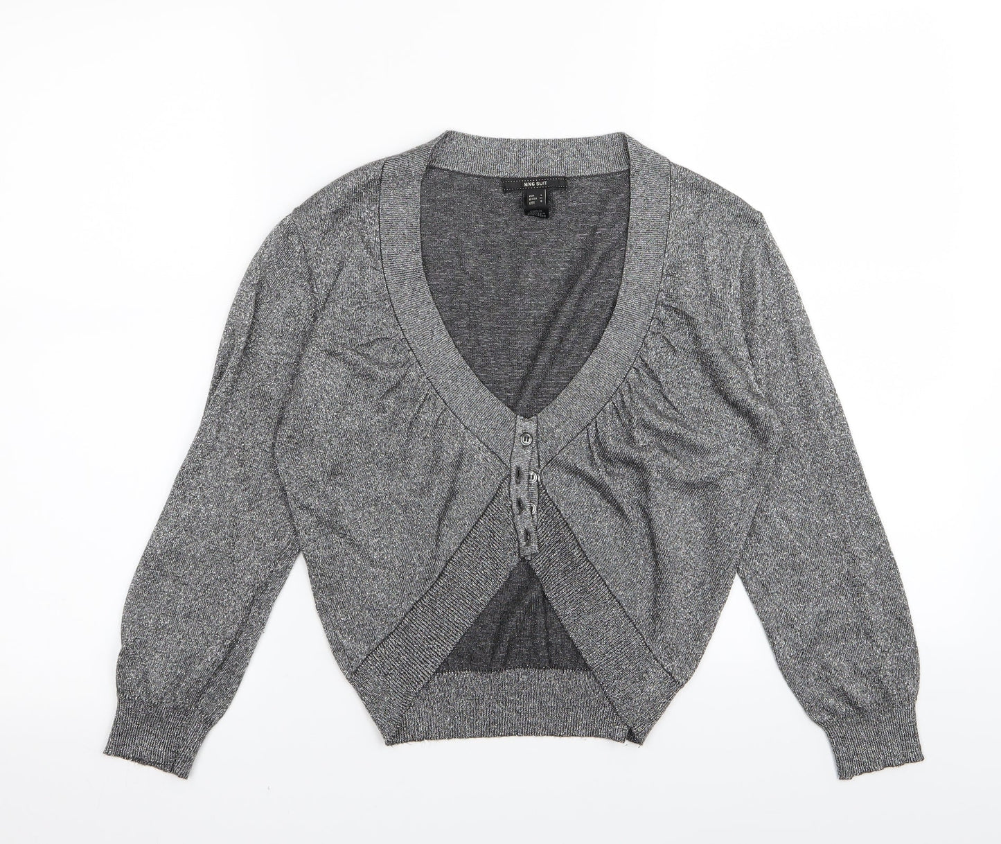 MNG suit Womens Grey   Cardigan Jumper Size L