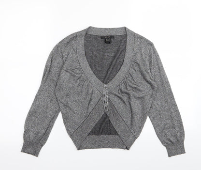 MNG suit Womens Grey   Cardigan Jumper Size L