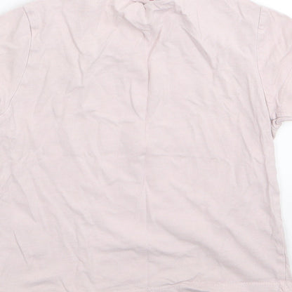 Disney Girls Purple Floral  Basic T-Shirt Size 2-3 Years