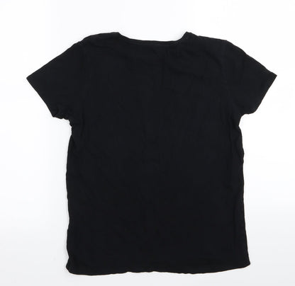 Primark Womens Black   Basic T-Shirt Size 6