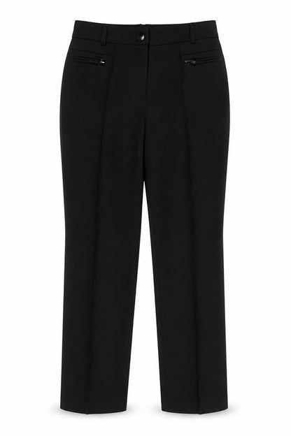 Womens UK Size 8 M&s Regular Fit  Black Trousers