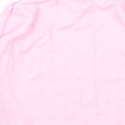 Disney Girls Pink Animal Print  Basic T-Shirt Size 2-3 Years