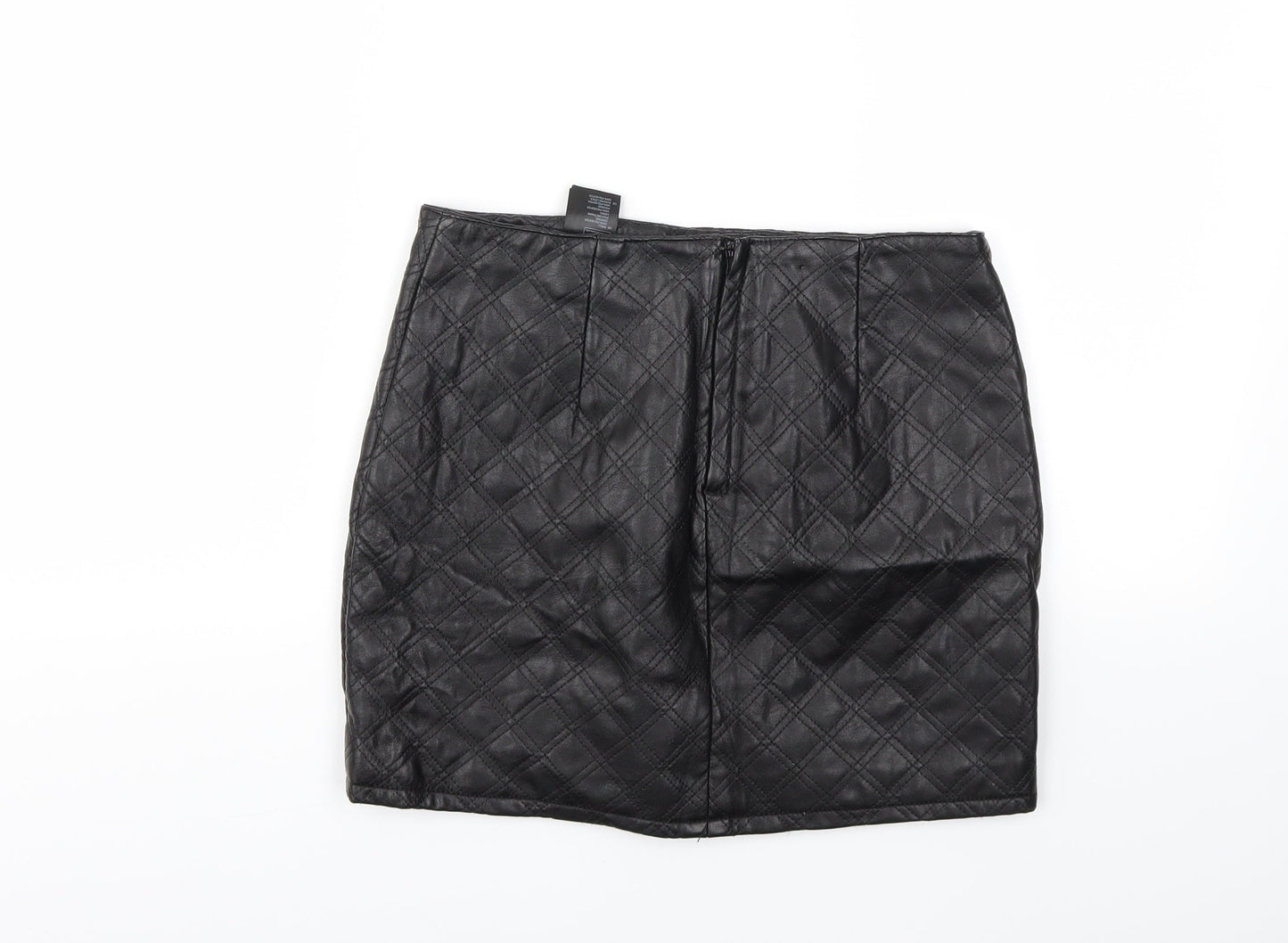 H&M Womens Black   A-Line Skirt Size 6