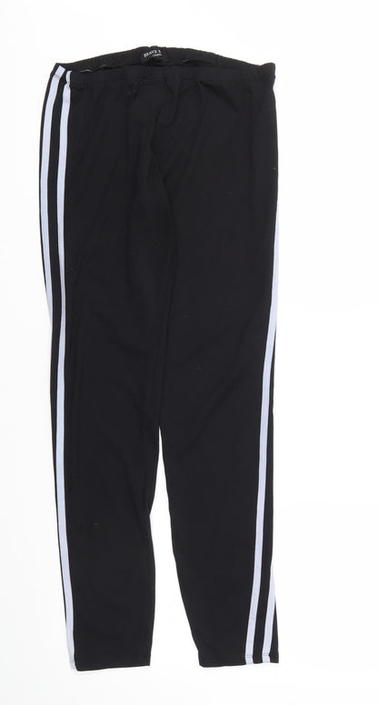 Brave Soul Girls Black   Jogger Trousers Size L