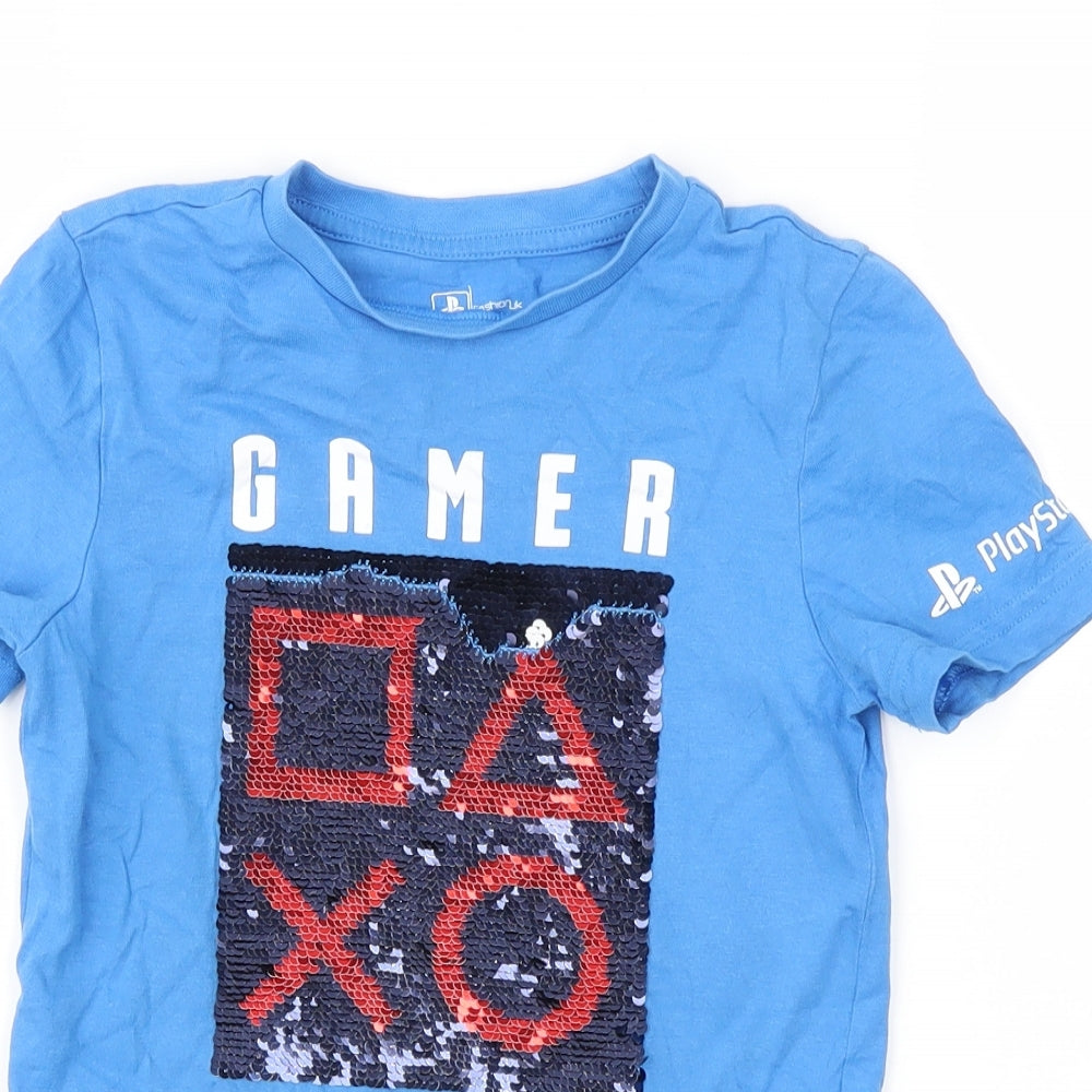F&F Boys Blue   Basic T-Shirt Size 4-5 Years