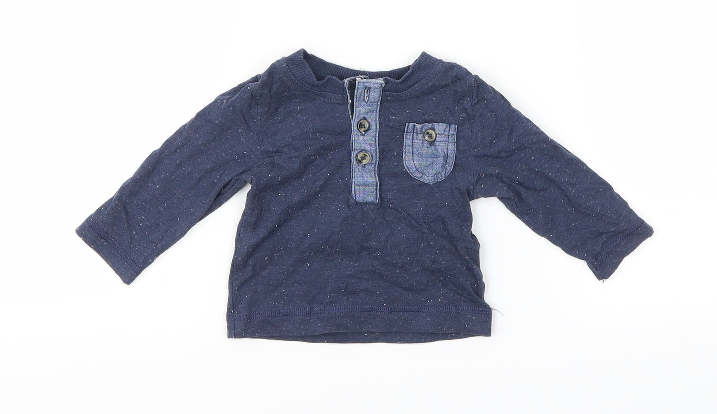 F&F Boys Blue   Basic T-Shirt Size Newborn