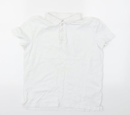 SMART START  Boys White    T-Shirt Size 10-11 Years