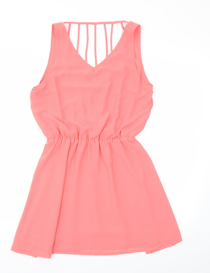 Glamorous Womens Pink   Fit & Flare  Size 10