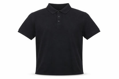 George Boys Black   Basic Polo Size S