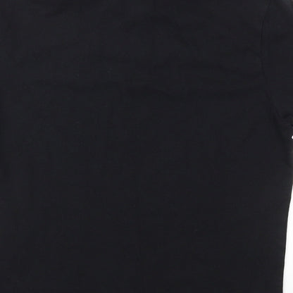 George Boys Black   Basic Polo Size S