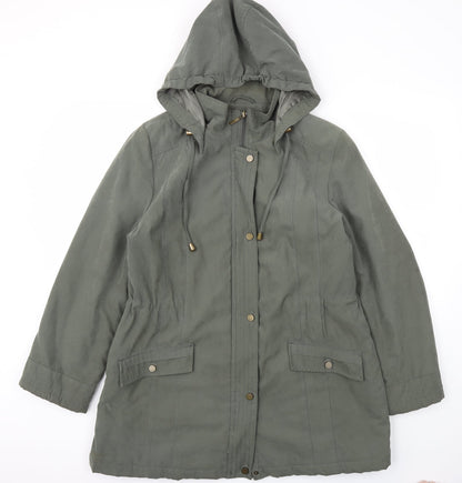 BM  Womens Gold   Jacket Coat Size M