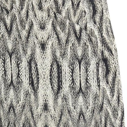 Sheego Womens Brown Animal Print  A-Line  Size 14