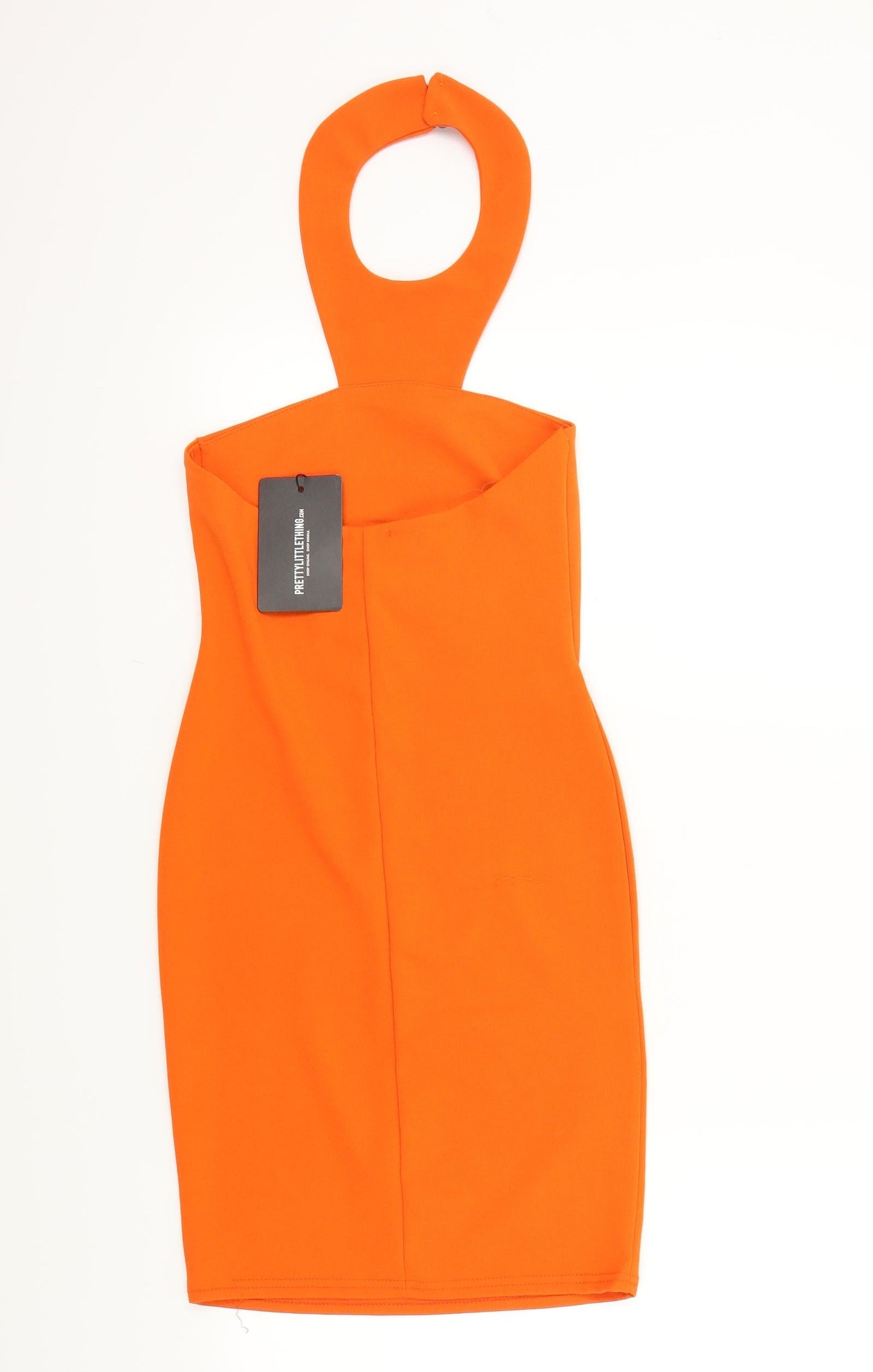 PRETTYLITTLETHING Womens Orange   A-Line  Size 6