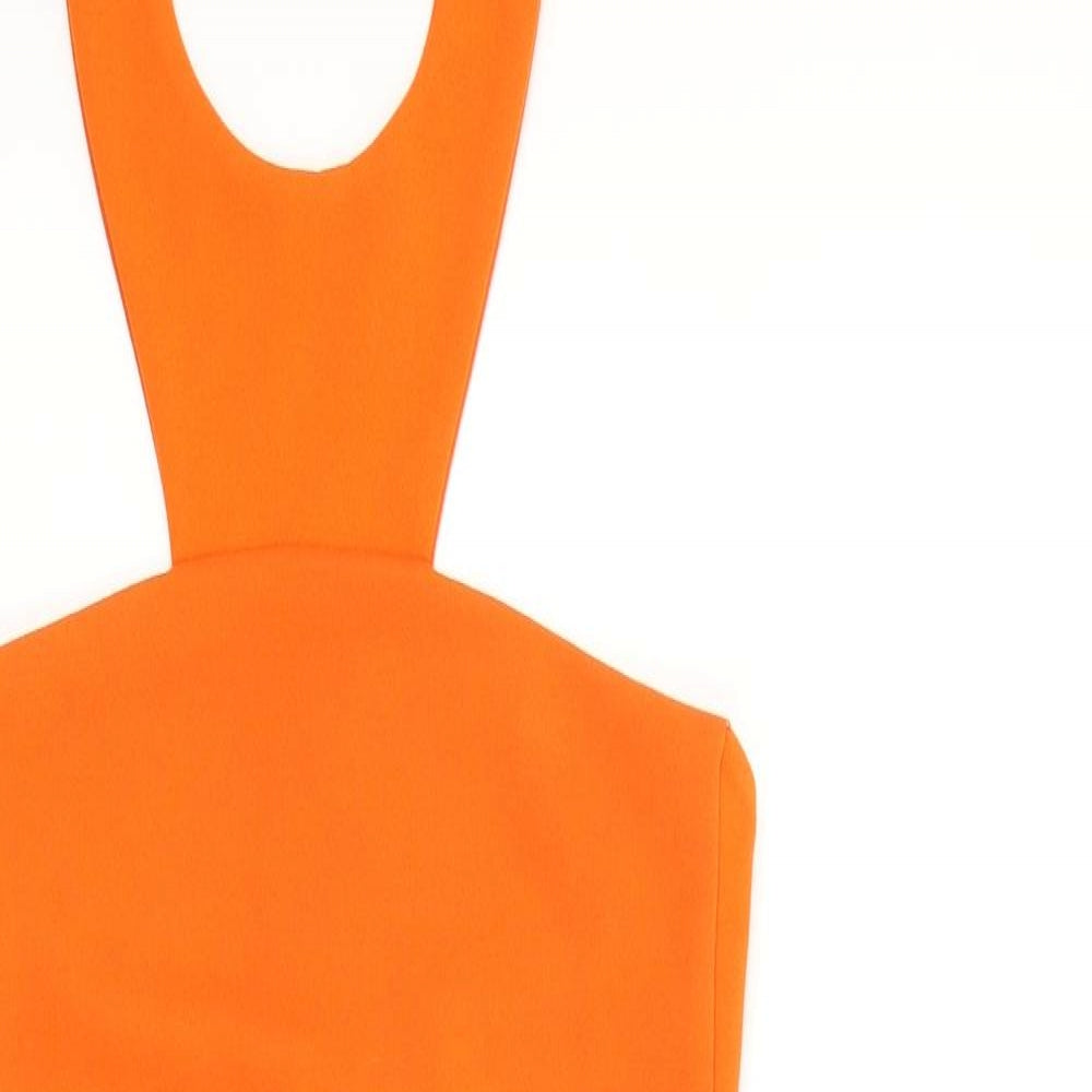 PRETTYLITTLETHING Womens Orange   A-Line  Size 6