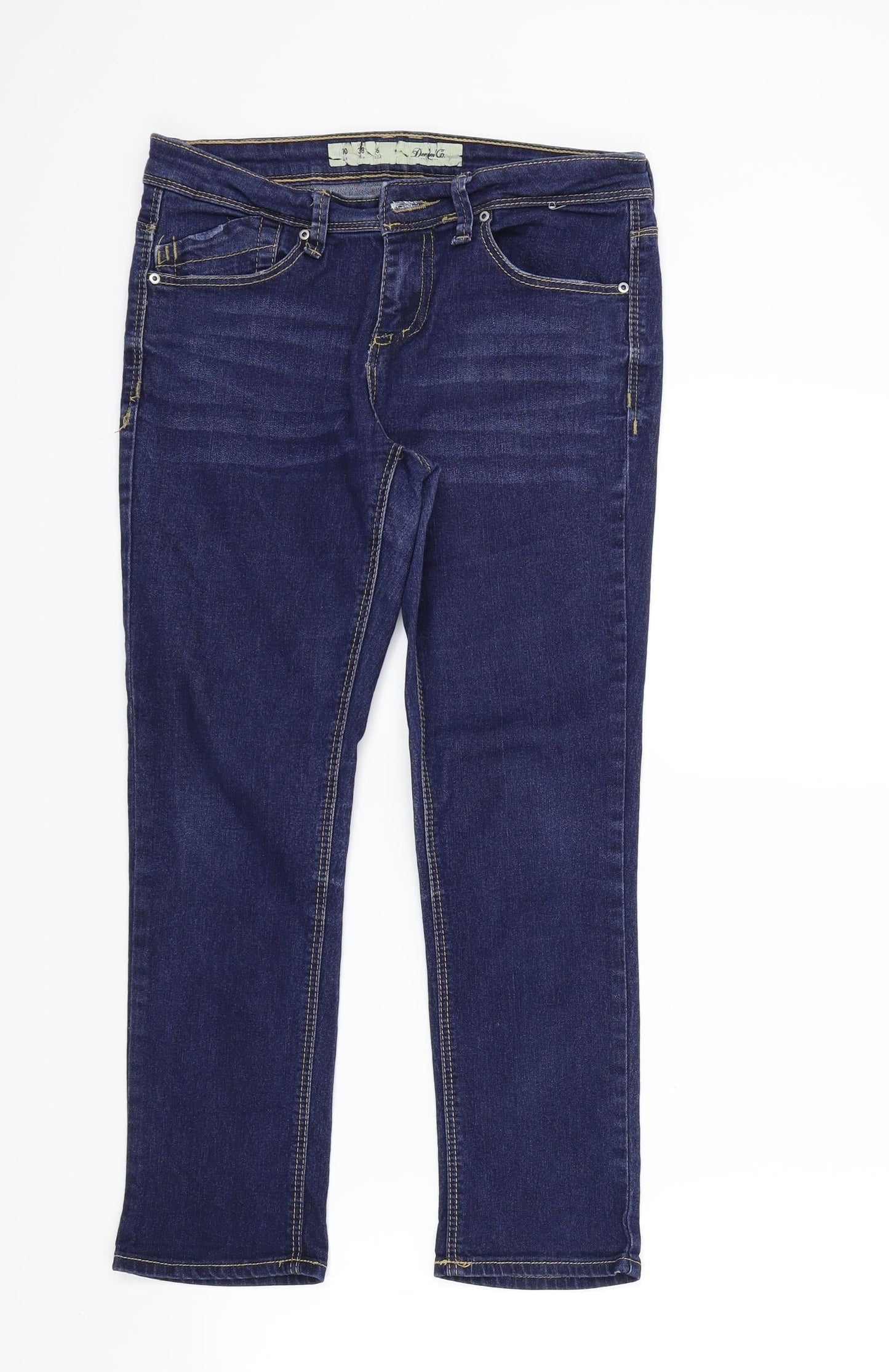 denim&co Womens Blue   Skinny Jeans Size 10 L27 in