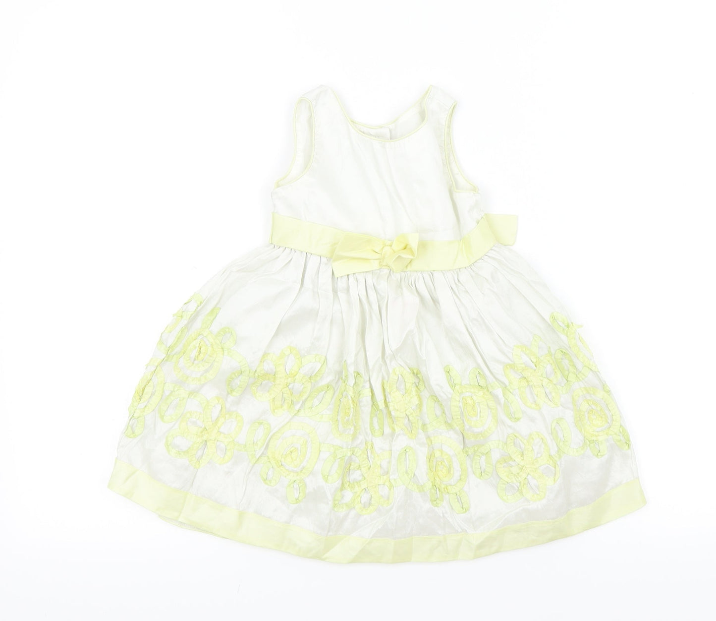 Youngland Baby Yellow   Fit & Flare  Size 12 Months