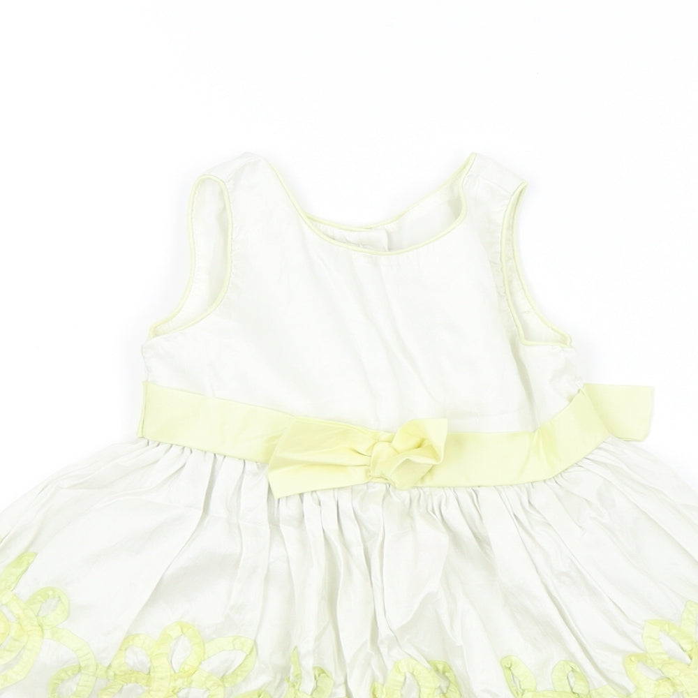 Youngland Baby Yellow   Fit & Flare  Size 12 Months