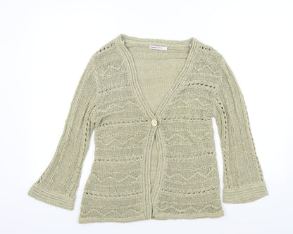 Papaya Womens Brown   Cardigan Jumper Size 14