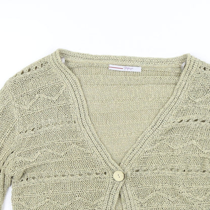Papaya Womens Brown   Cardigan Jumper Size 14