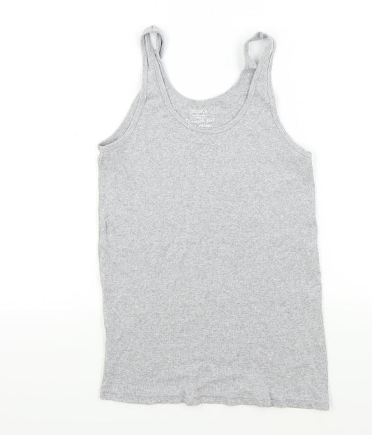 Papaya Womens Grey Colourblock  Basic T-Shirt Size 14