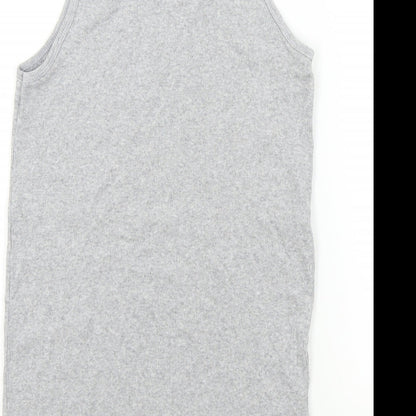 Papaya Womens Grey Colourblock  Basic T-Shirt Size 14