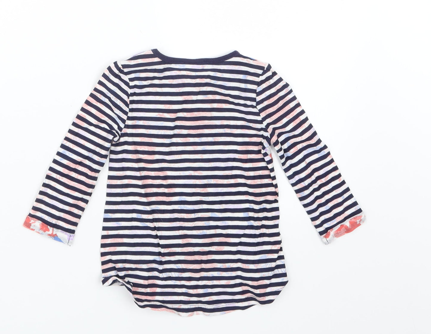 F&F Girls Pink Geometric  Basic T-Shirt Size 6-9 Months