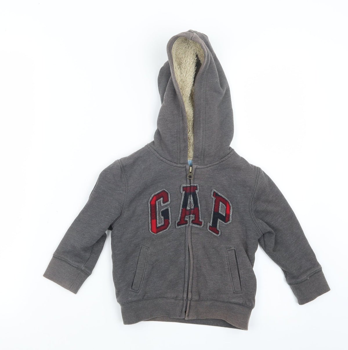 Additional front view of Gap boys’ brown jacket, size 2, years