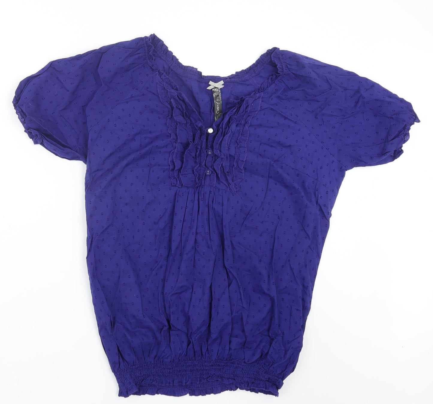 Evans Womens Blue   Basic Blouse Size 14