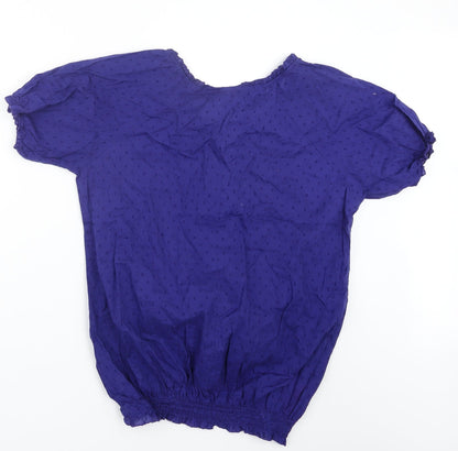 Evans Womens Blue   Basic Blouse Size 14