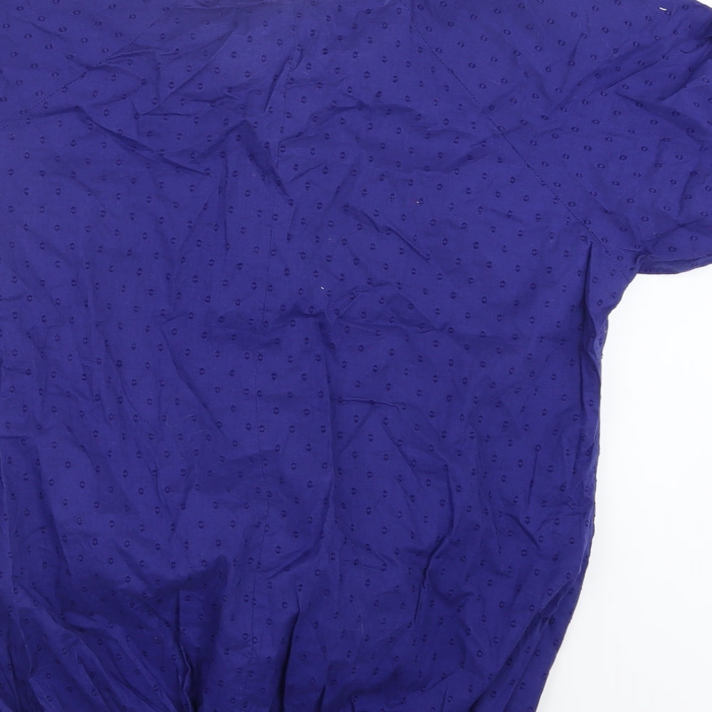 Evans Womens Blue   Basic Blouse Size 14