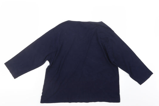 Essentials Womens Blue   Pullover Jumper Size 20