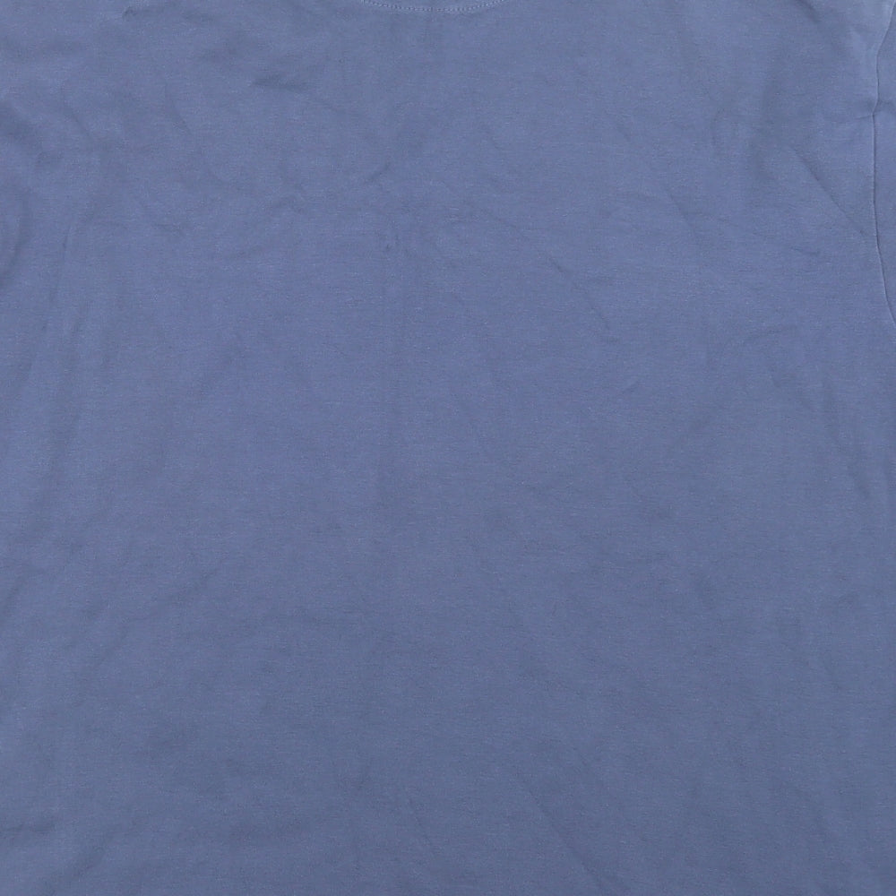 Mens UK Size M Cedar Wood State Blue  T-Shirt