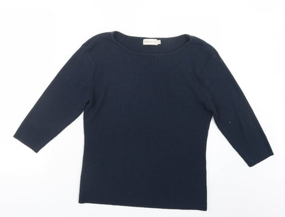 Bonmarché Womens Blue Knit Pullover Jumper Size XL