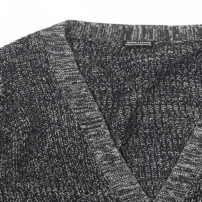 JD Williams Womens Grey  Knit Cardigan Jumper Size 12