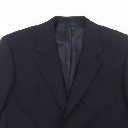 Mens UK Size 38 Varteks Regular Blue Suit Jacket