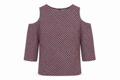Womens UK Size 6 New Look Pink Basic Blouse