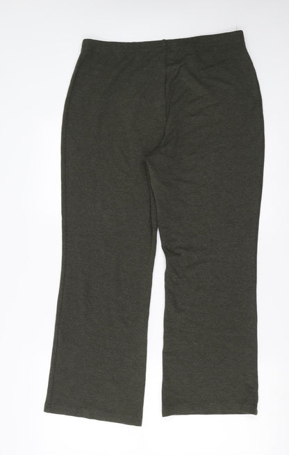 Womens UK Size 18 St michael Regular Fit  Green Trousers