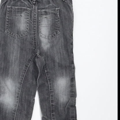 Baby Boutique Boys Grey  Denim  Jeans Size 12-18 Months