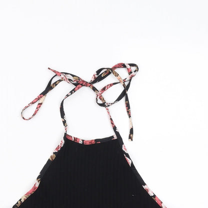 SheIn Womens Black   Cropped T-Shirt Size L